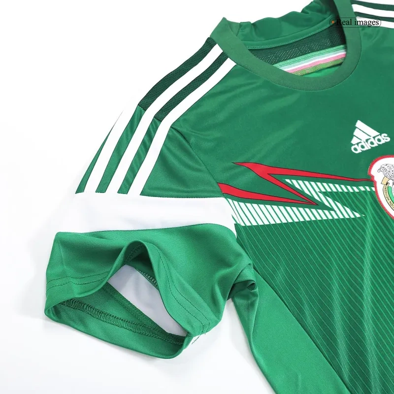 Mexico World Cup 2014 Retro Home Jersey - 图片 12