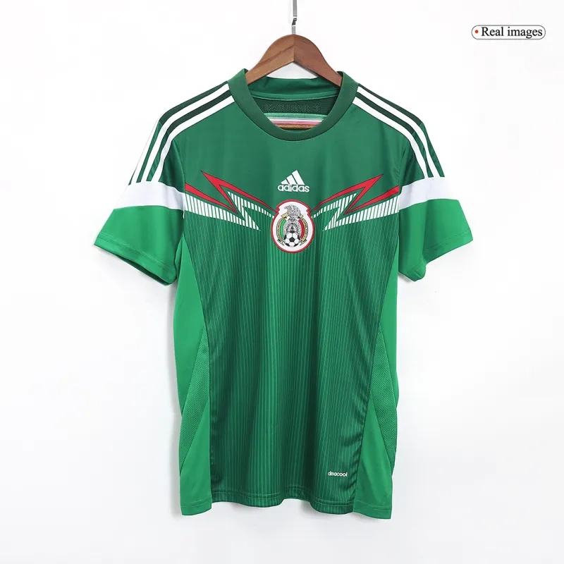 Mexico World Cup 2014 Retro Home Jersey - 图片 9