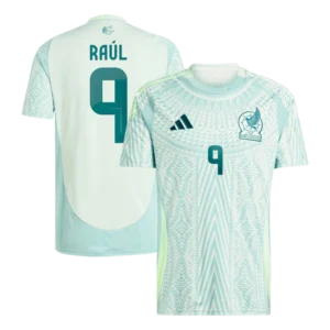 RAÚL #9 Mexico Adidas Soccer Jersey Away Custom Shirt 2024