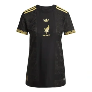 Adidas Women Mexico Third Jersey Kit Gold Cup 2025