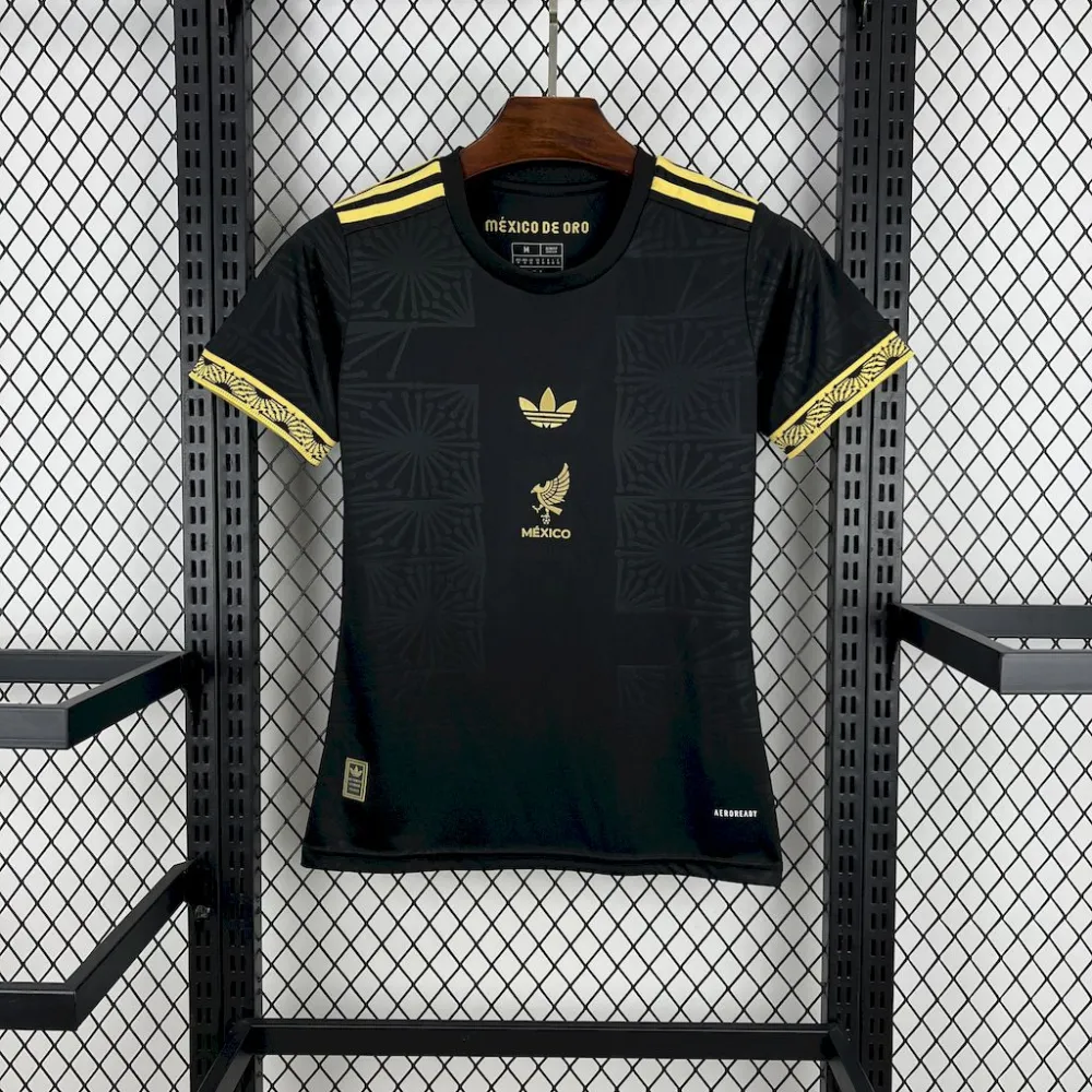 Adidas Women Mexico Third Jersey Kit Gold Cup 2025 - 图片 7