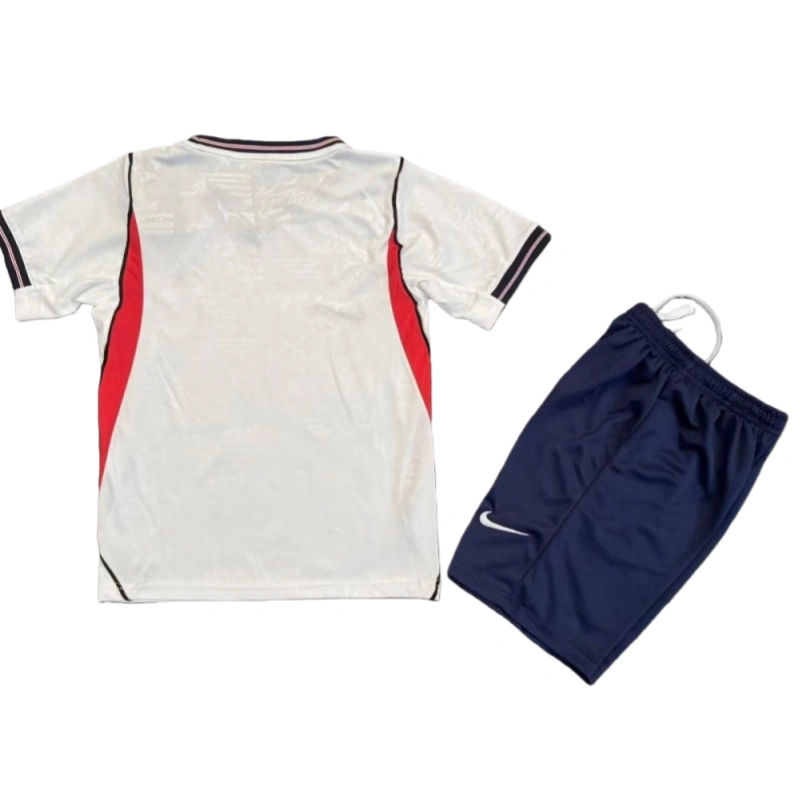 2026 England World Cup Home Kids Soccer jersey Kit jersey+Shorts Fan Version - 图片 3