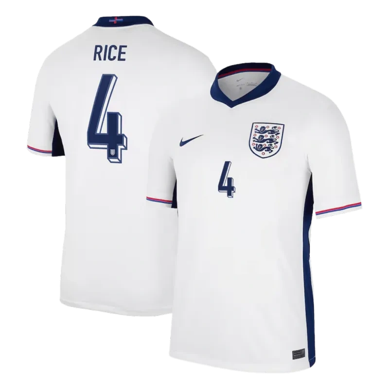 2024 EURO Nation England Home Jersey RICE #4 KANE #9 BELLINGHAM #10 FODEN #11 - 图片 10