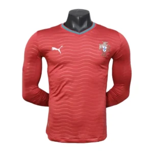 2026 Portugal World Cup Home Long Sleeve Football jersey Player version