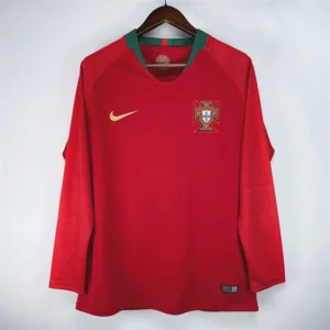 2018 Portugal Home Retro Long Sleeve Kit