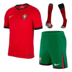 2024 Portugal Nation Home Whole Kit(Jersey+Shorts+Socks) Euro