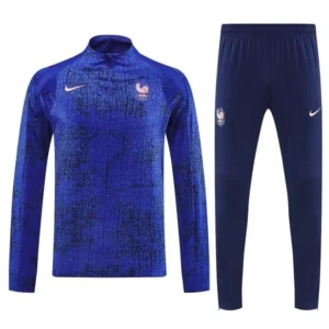 2026 France World cup Training Kit (Sweatshirt +Pants) Blue