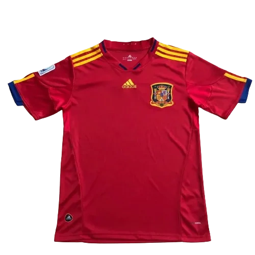 2010 Spain Nation Retro Jersey Home World Cup