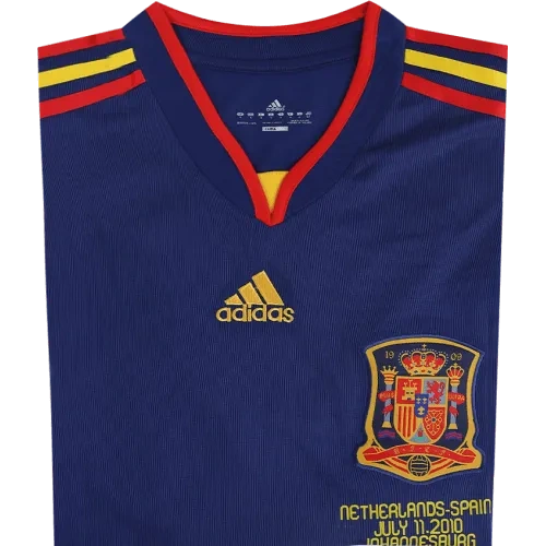 2010 Spain Nation Retro Jersey Away World Cup Final - 图片 9