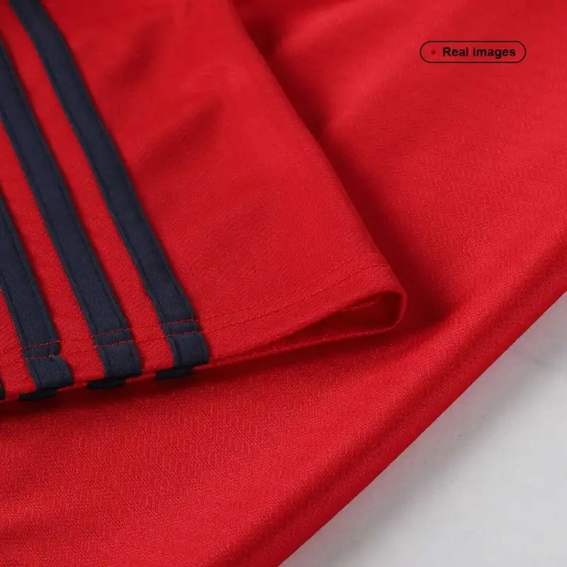 1998 Spain Nation Retro Jersey Home World Cup - 图片 5