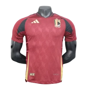 2024 Euro Belgium Nation Home Jersey Player Version