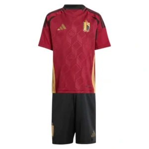 Kids Belgium Nation Home Jersey Kit Euro 2024