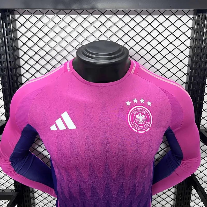 2024 Germany Euro Cup Away Soccer Jersey Long Sleeve Player Version - 图片 3