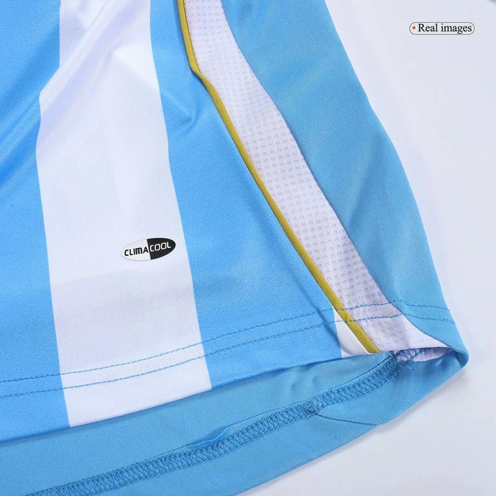 Retro Argentina Home Long Sleeve Jersey World Cup 2006 - 图片 5