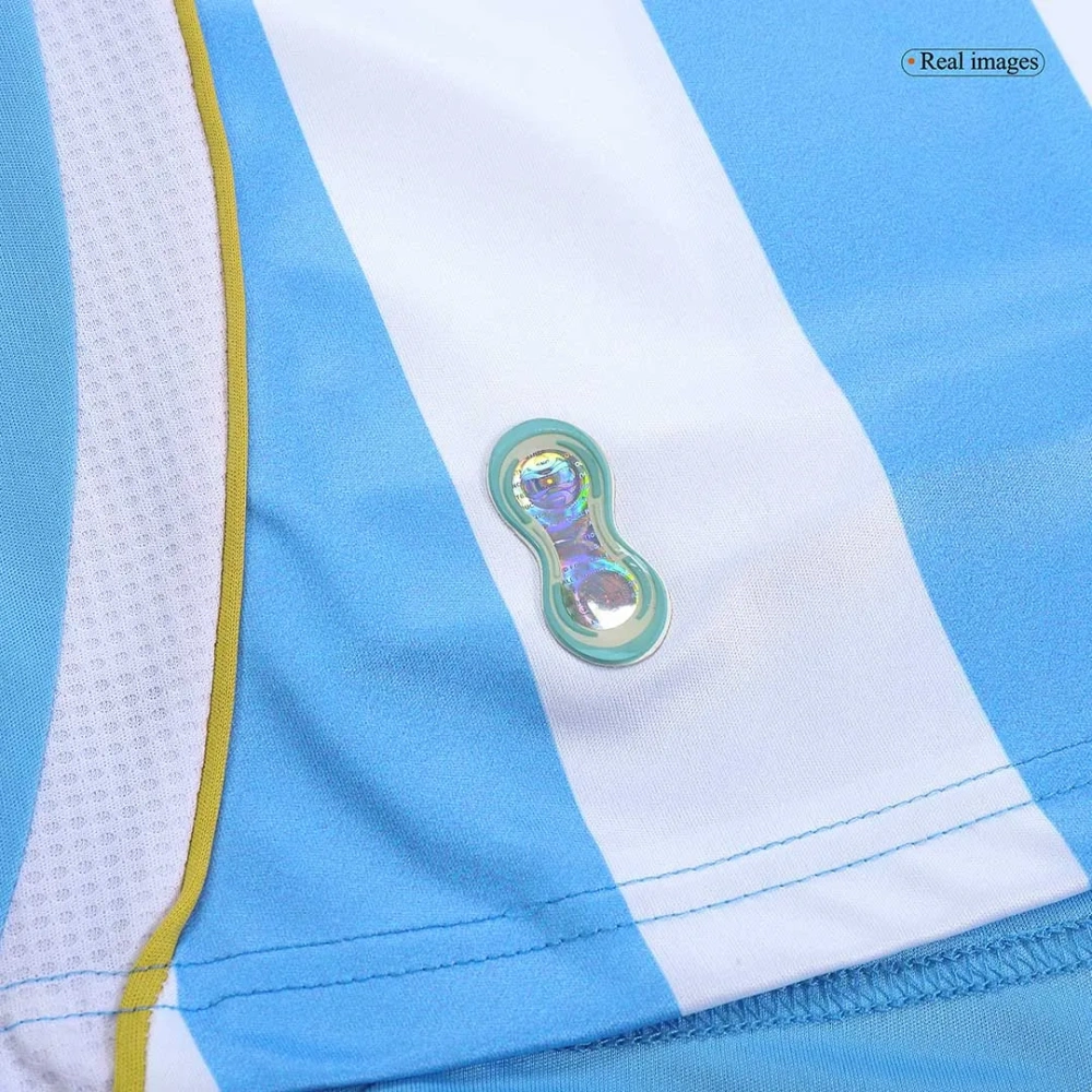 Retro Argentina Home Long Sleeve Jersey World Cup 2006 - 图片 4