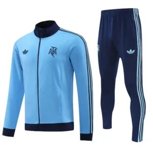 2025-26 Argentina Football jersey Training Kit (jacket+Pants) Blue