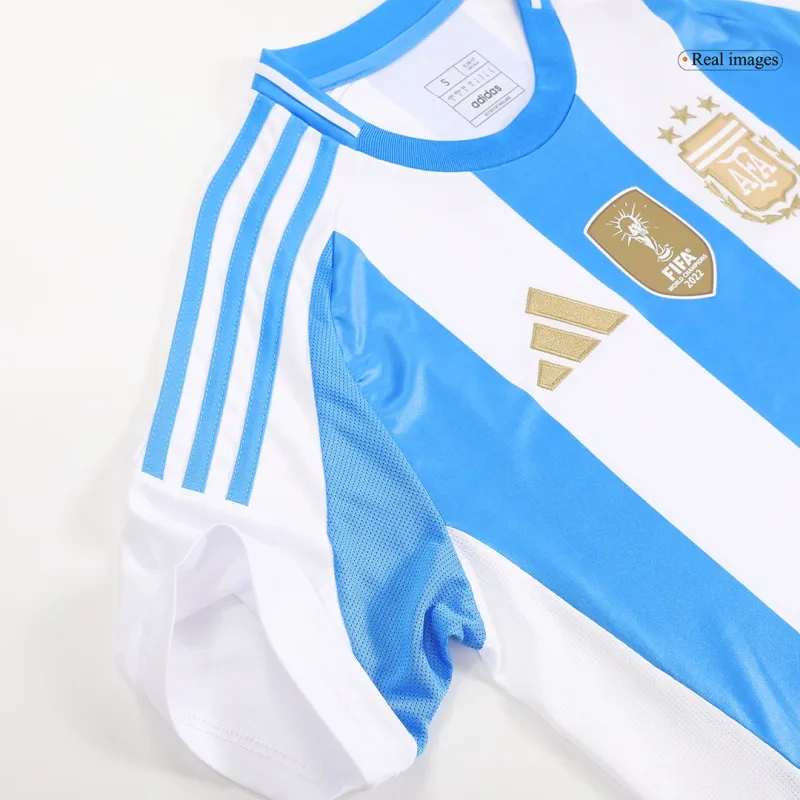 2024 Nation Argentina Home Jersey Messi #10 Di Maria #11 J.Álvarez #9 Copa America - 图片 9