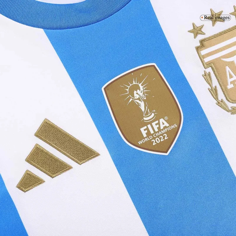 2024 Nation Argentina Home Jersey Messi #10 Di Maria #11 J.Álvarez #9 Copa America - 图片 6