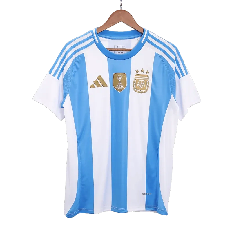 2024 Nation Argentina Home Jersey Messi #10 Di Maria #11 J.Álvarez #9 Copa America - 图片 4