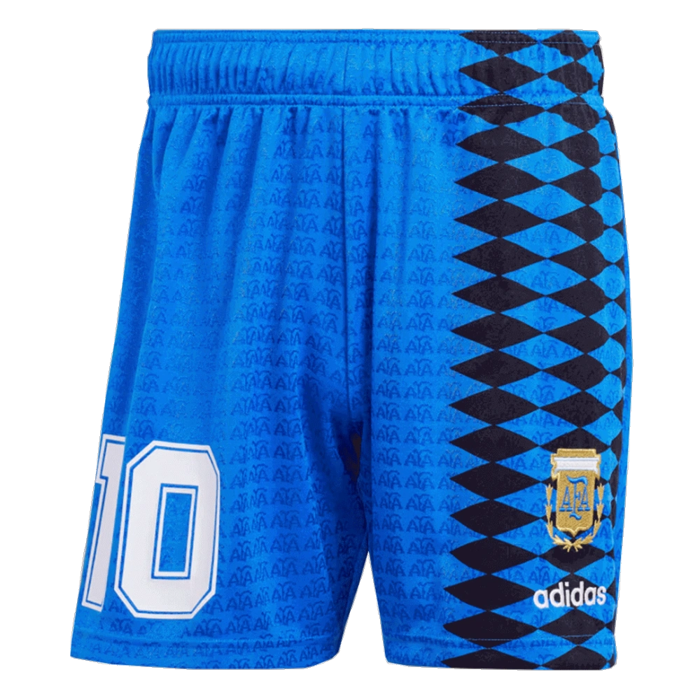 Retro Argentina Nation Jersey #10 Away Soccer Uniform Kids And Adult Kit 1994 - 图片 9