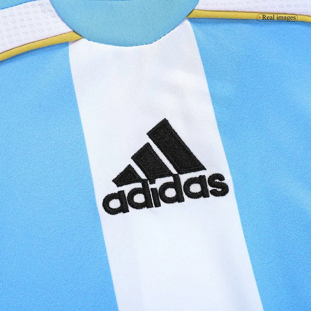 Retro Argentina World Cup 2006 Home Long Sleeve Jersey - 图片 7