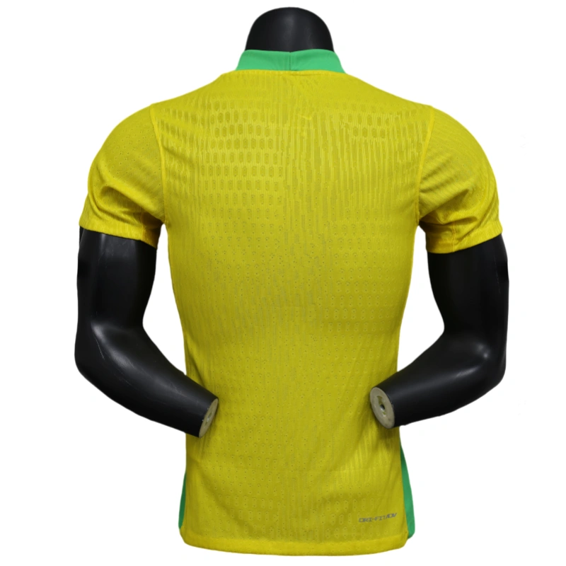 Brazil Home Shirt Soccer Jersey Player Version 2025 - 图片 3